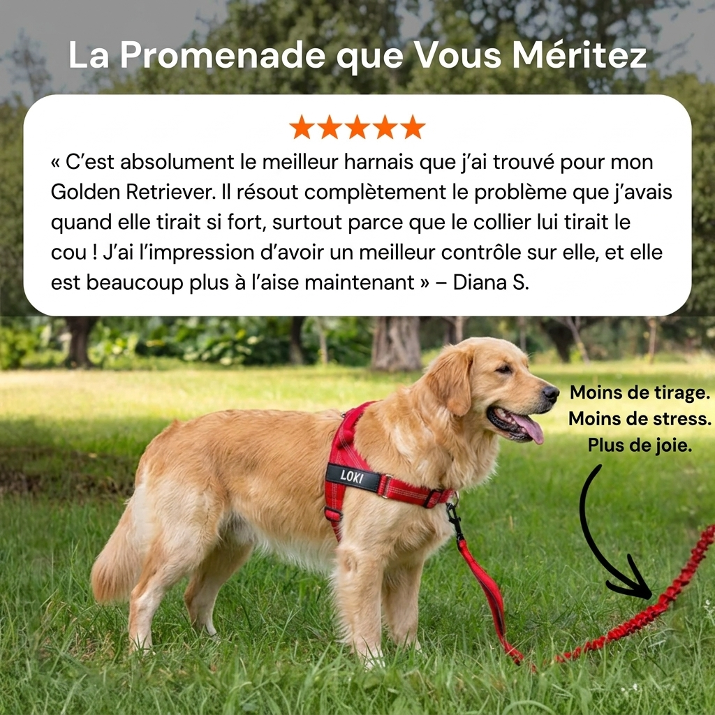 AnimoPaw Harnais anti-tirage