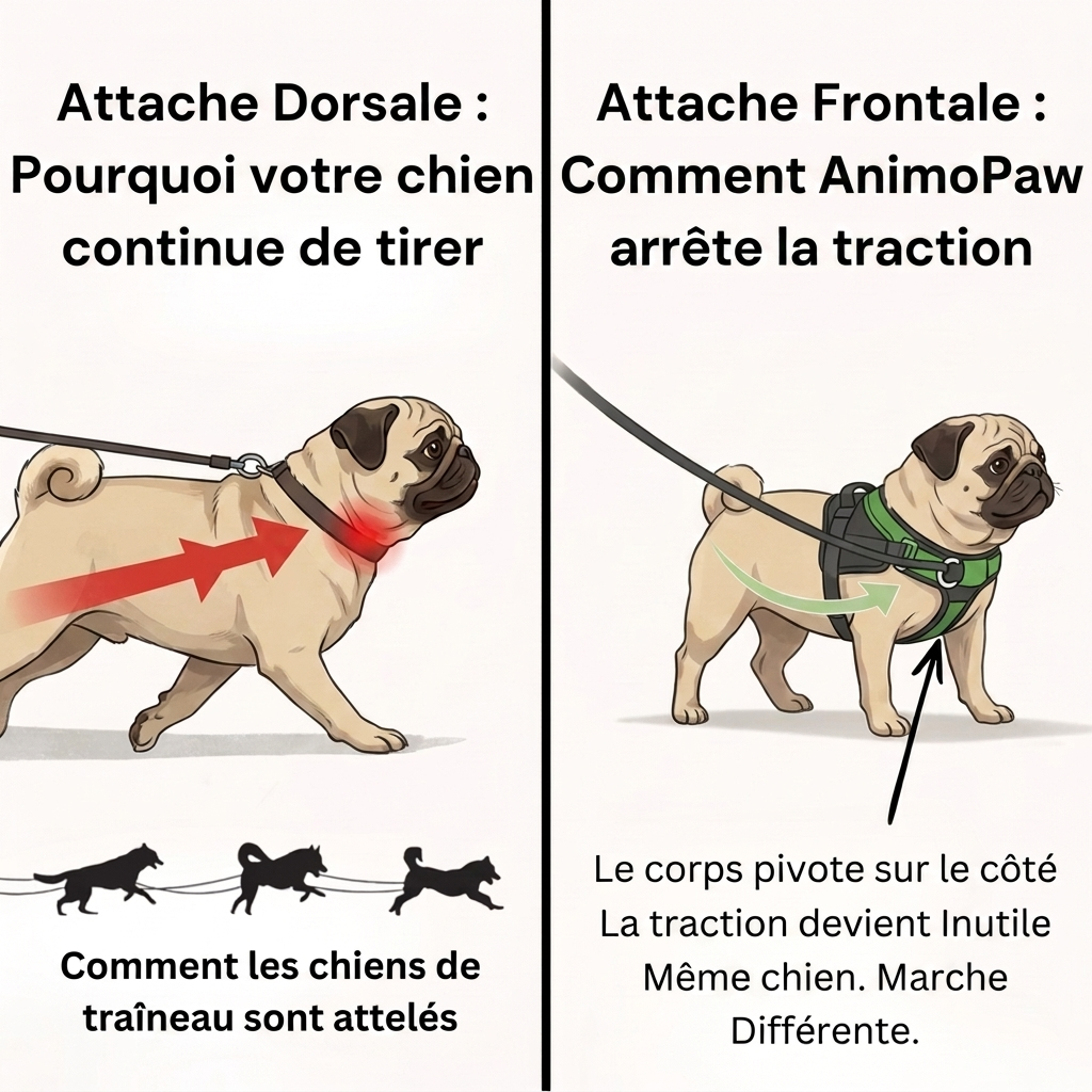 AnimoPaw Harnais anti-tirage