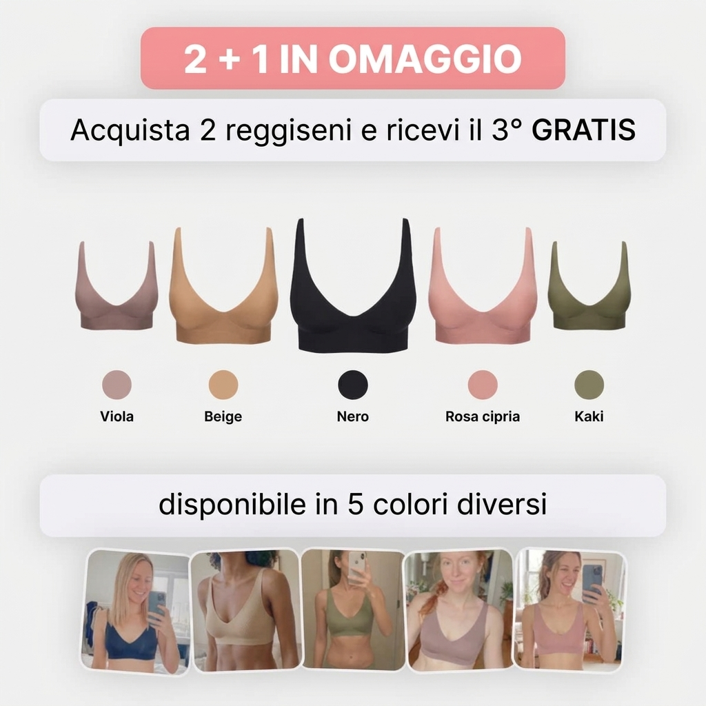 Reggiseno Comfort Azelia Senza Cuciture e Senza Ferretto