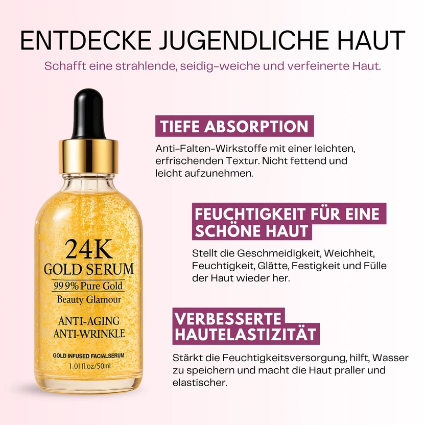 Siero viso all'Oro 24K