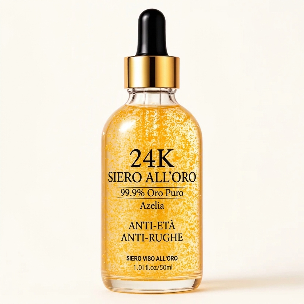 Siero viso all'Oro 24K