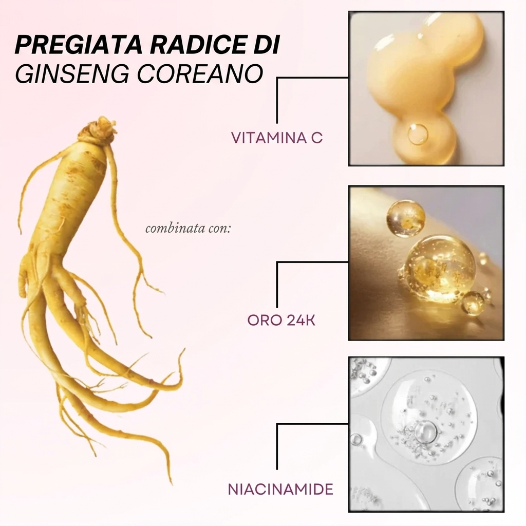Siero viso all'Oro 24K