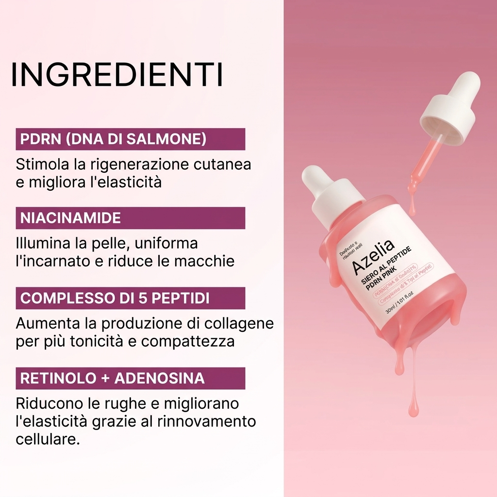 Siero al Peptide con PDRN