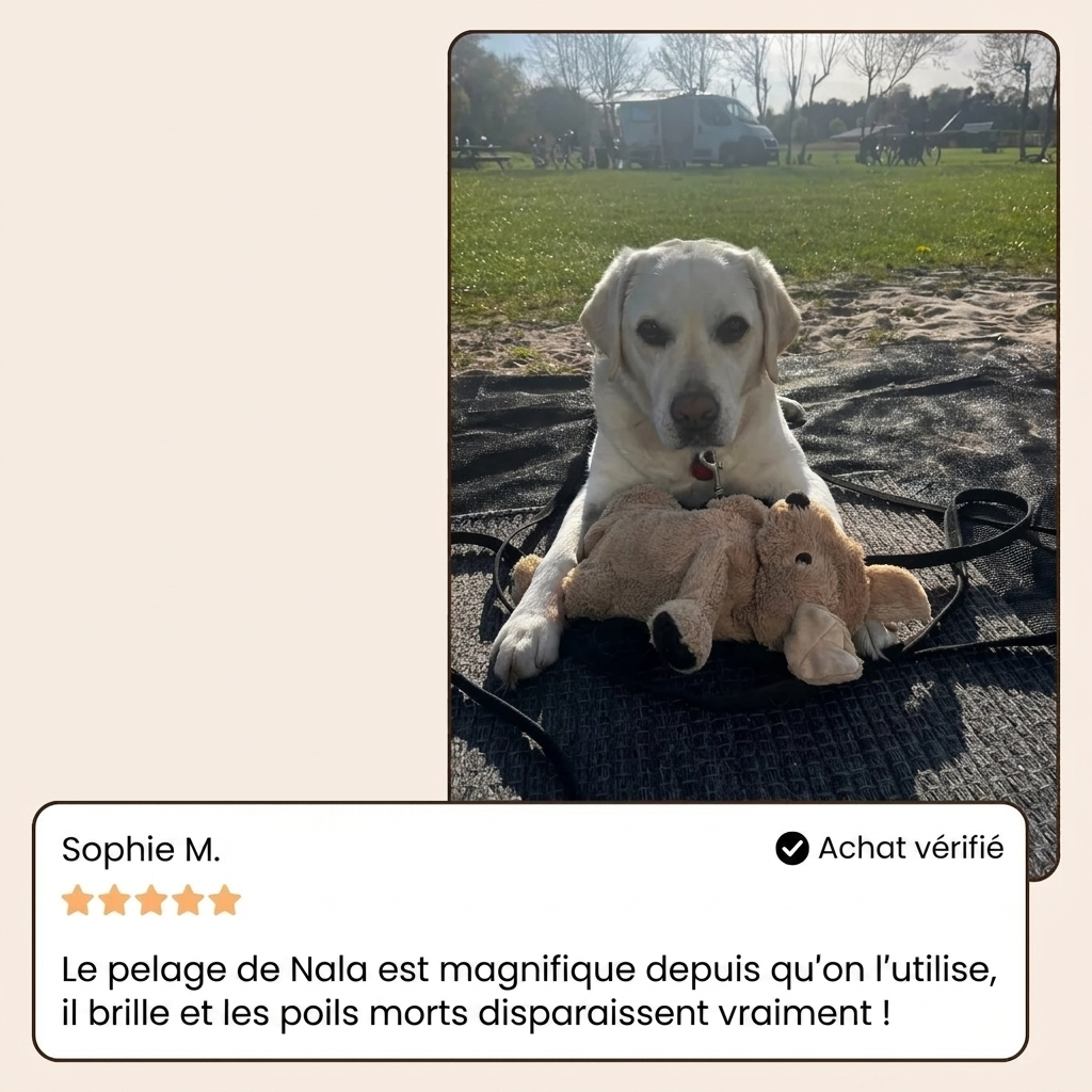 VapoBrosse AnimoPaw® | Brosse de Toilettage Professionnelle pour Animaux de Compagnie